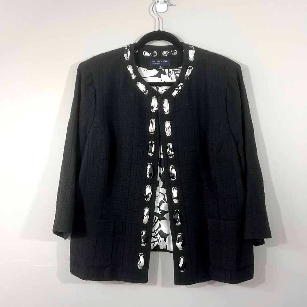 Jones New York signature 3/4 sleeve blazer size 16